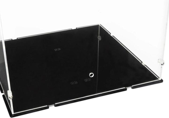 Produktbild iDisplayit Acryl-Display für LEGO® 11389 Der Astronaut (Mit Kurbelöffnung und schwarzem Boden)