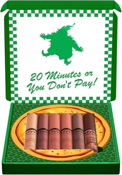 Produktbild NYX Professional Make-Up Nyx Professional Makeup Home Alone Butter Gloss Pizza Vault Nudes Lip Gloss Set