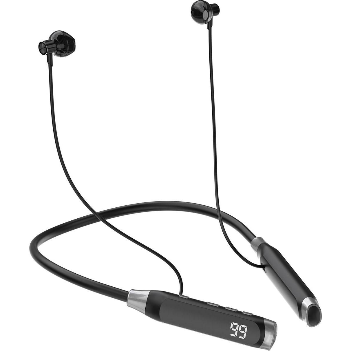 Dudao U5 Max Bluetooth-Kopfhörer mit Nackenbügel, kabellos, Schwarz (Senza fili), Cuffie, Nero