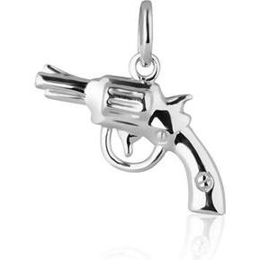 JVD, Kettenanhänger, Moderner Silber-Anhänger Revolver SVLP0615XH20000