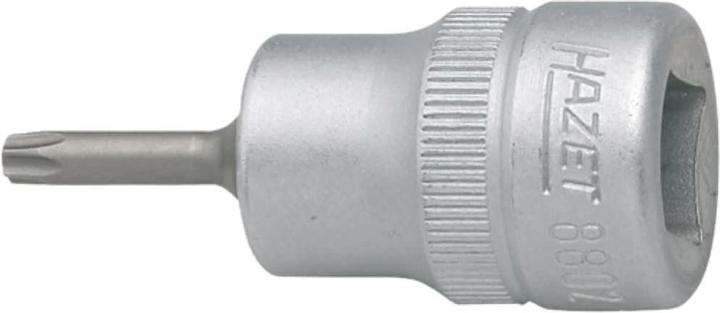 Actual product image HAZET Screwdriver socket ∙ TORX 8802-T20 ∙ Square, hollow 10 mm (3/8 inch) ∙ Inside TORX profile …