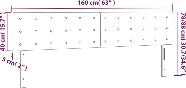 Immagine prodotto vidaXL Kendrick (160 x 5 x 88 cm)