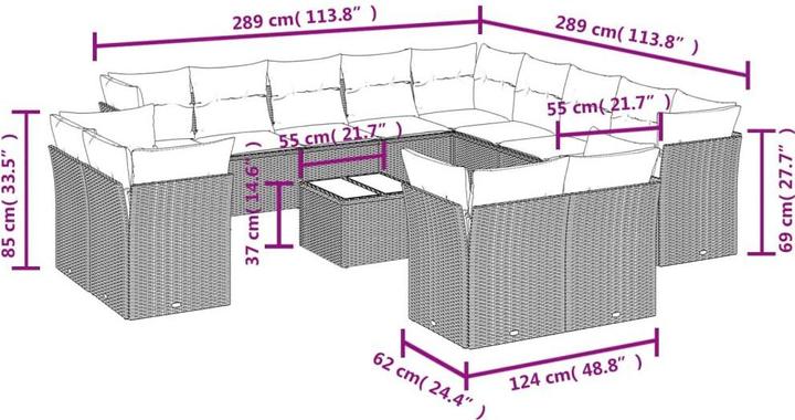 Produktbild vidaXL Briar