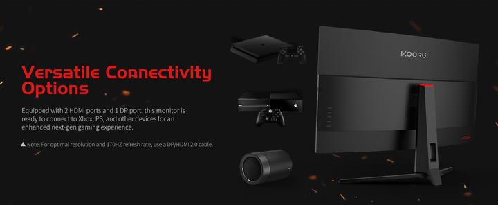 Image du produit Koorui GAMING G3221SC (2560 x 1440 pixels, 31.50")