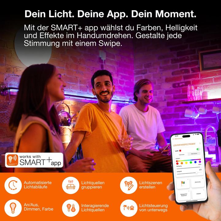 Image du produit Osram Smart Wifi Floor Corner Slim With Remote Control Blanc Slim RGB + Tw + Rc (280 lm)