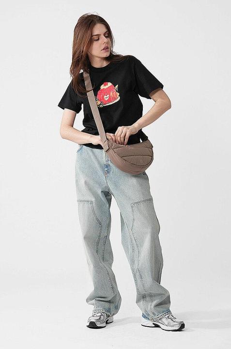 Actual product image GOT BAG Puffer Moon Bag Small Monochrome