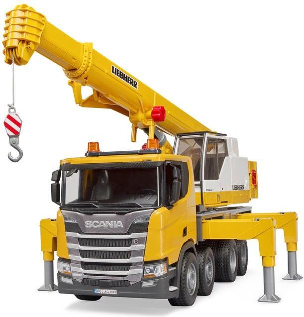 Actual product image Bruder 03571 Scania Super 560R Liebherr crane truck with L+S module