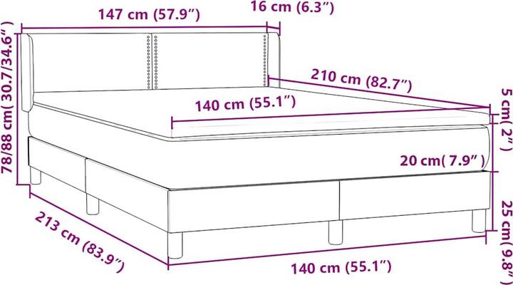 Image du produit vidaXL Carey (140 x 210 cm)