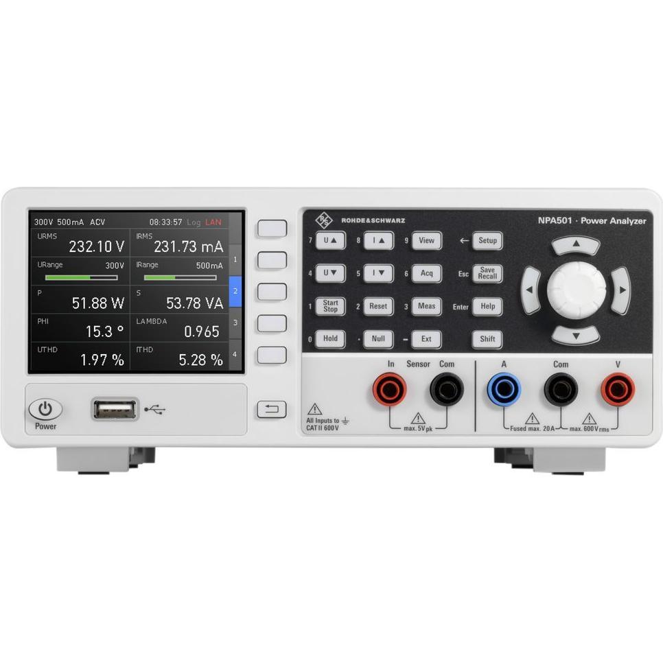Thumbnail - Rohde & Schwarz R&S NPA501, 1-Phasen DC-Netzanalys, Messtechnik
