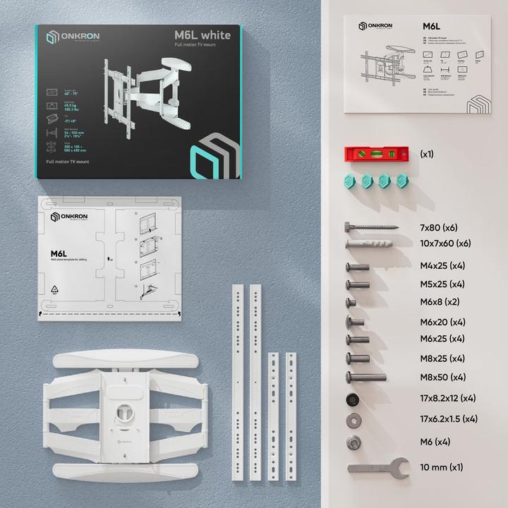 Onkron TV SET ACC WALL MOUNT/40-75