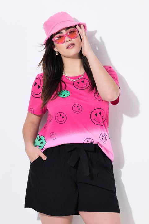 Produktbild Angel of Style T-Shirt, Smiley-Muster, Farbverlauf (50)