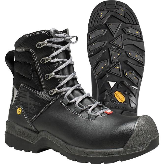 Ejendals, Sicherheitsschuhe, Winterstiefel 1368 Heavy Duty schwarz grau S3 Gr. 43 (43)