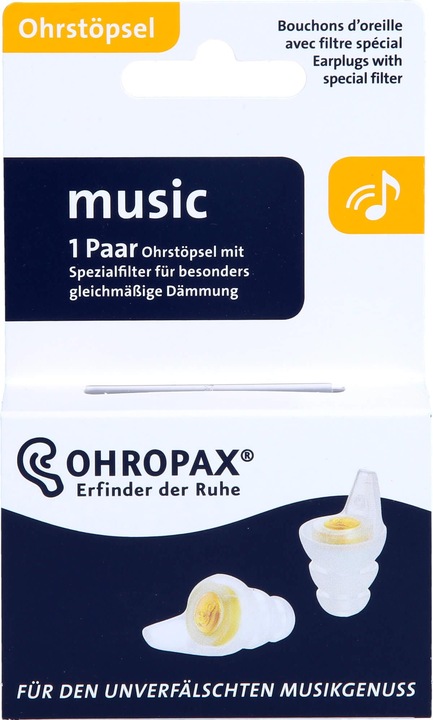 Actual product image Ohropax Music (1 x)