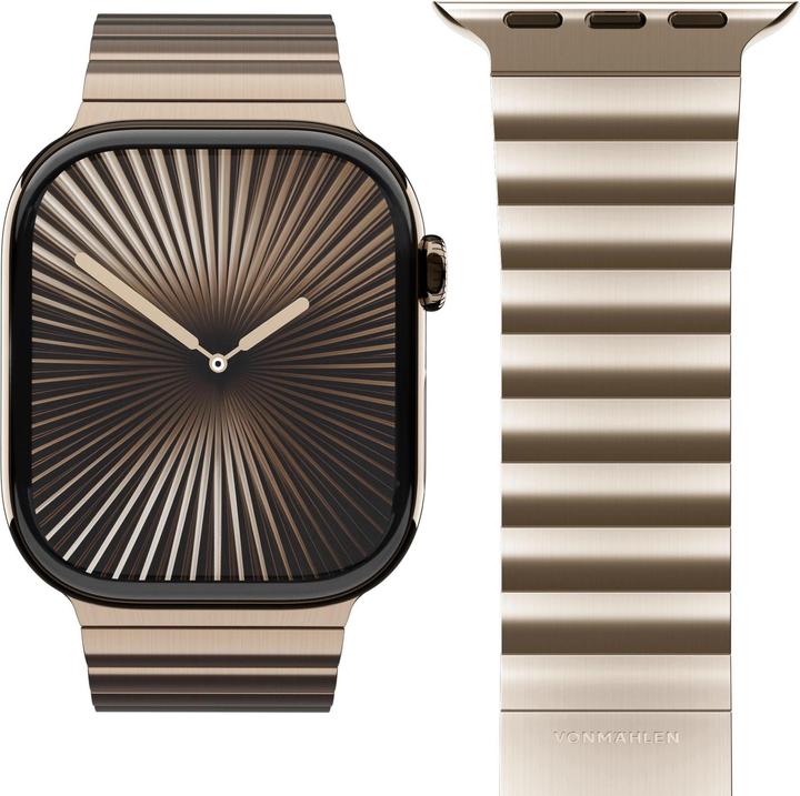 Produktbild Vonmählen Edelstahl Gliederarmband Pro für Apple Watch 40/41/42mm, gold (Edelstahl)