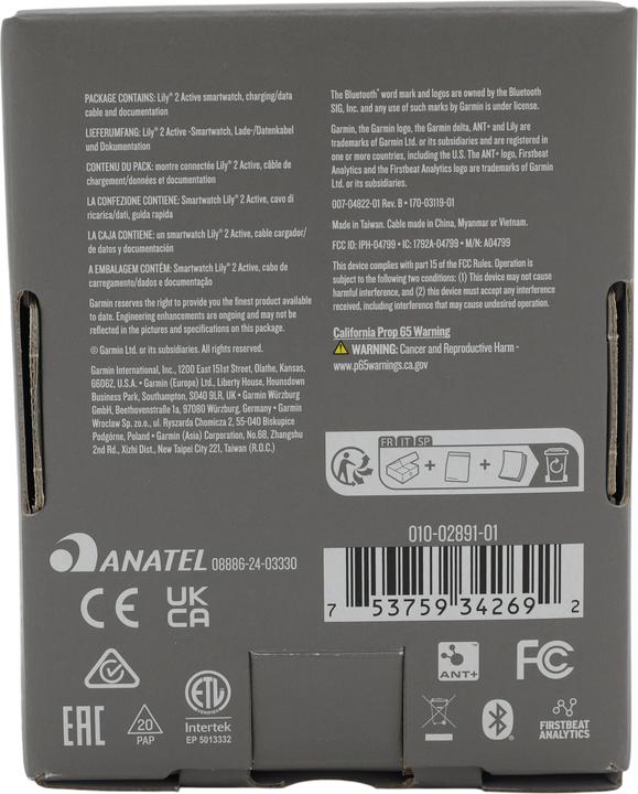 Image du produit Garmin Lily 2 Active (38 mm)