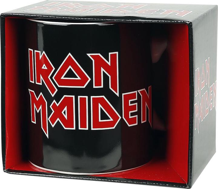Actual product image KKL Iron Maiden mug logo