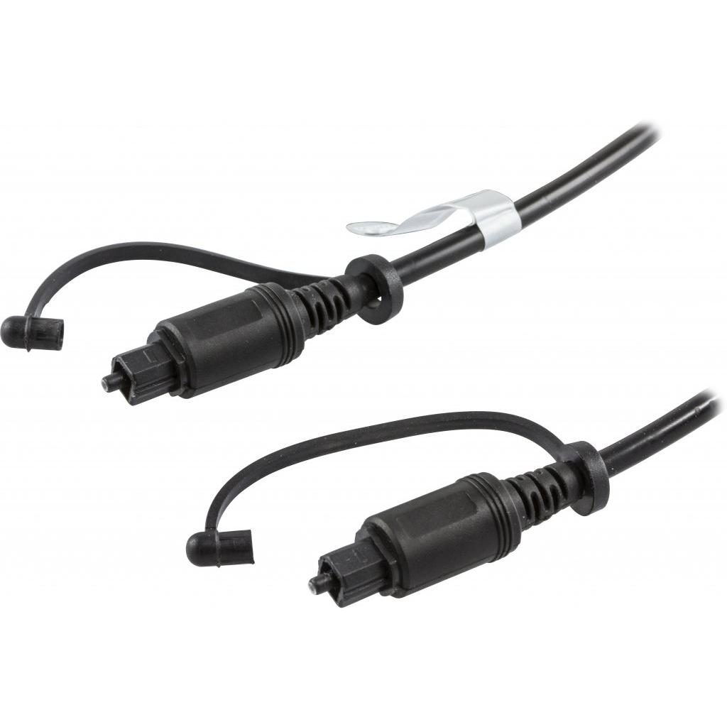 Deltaco TOTO-3 - Toslink - Toslink - 3 m - Schwarz (3 m, TOSLINK), Audio Kabel