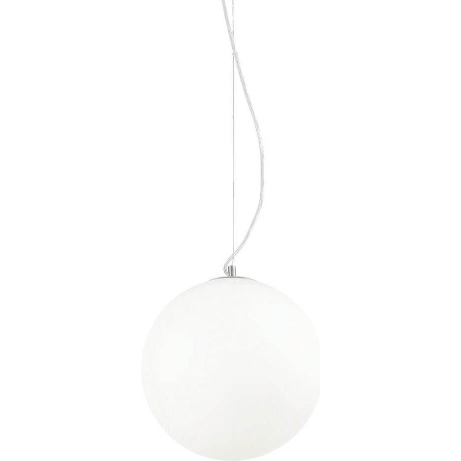 Ideal lux, Pendelleuchte, MAPA BIANCO Pendelleuchte E27 ⌀300mm dimmbar Weiss 009087 (E27)