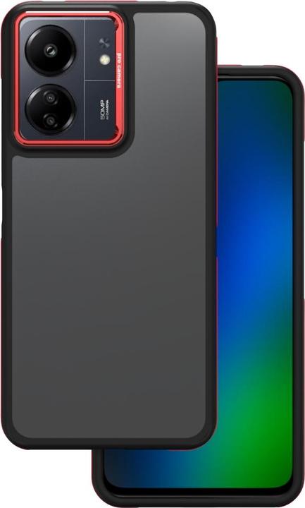 Image du produit OEM Etui Crystal Black pour Xiaomi Redmi 13C 4G / 13C 5G rouge (Xiaomi Redmi 13C 5G, Xiaomi Redmi Note 13 4G)