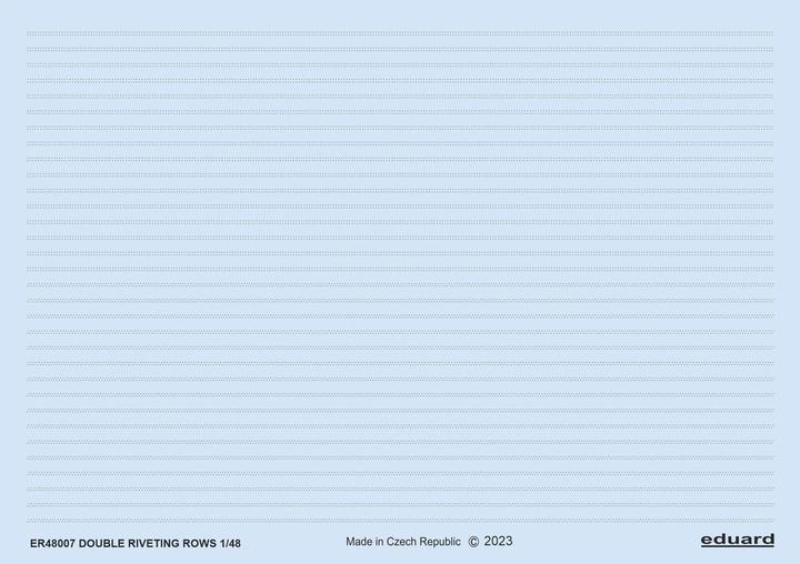 Produktbild Eduard Double riveting rows 1/48