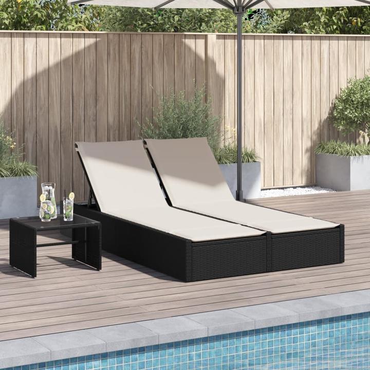 Produktbild vidaXL Doppel-Sonnenliege (200 cm)