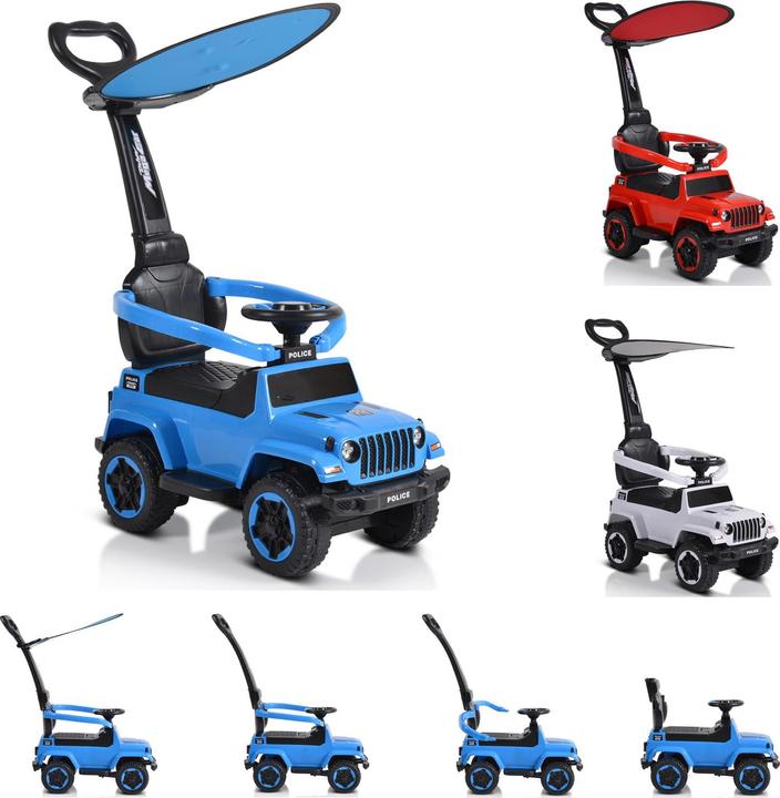 Produktbild Moni Kinder Rutschauto Police
