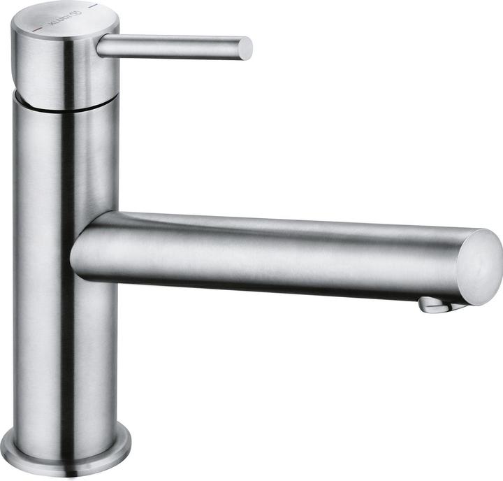Produktbild Kludi Steel Küchenarmatur (Wasserhahn) druckfest, schwenkbare Armatur Edelstahl