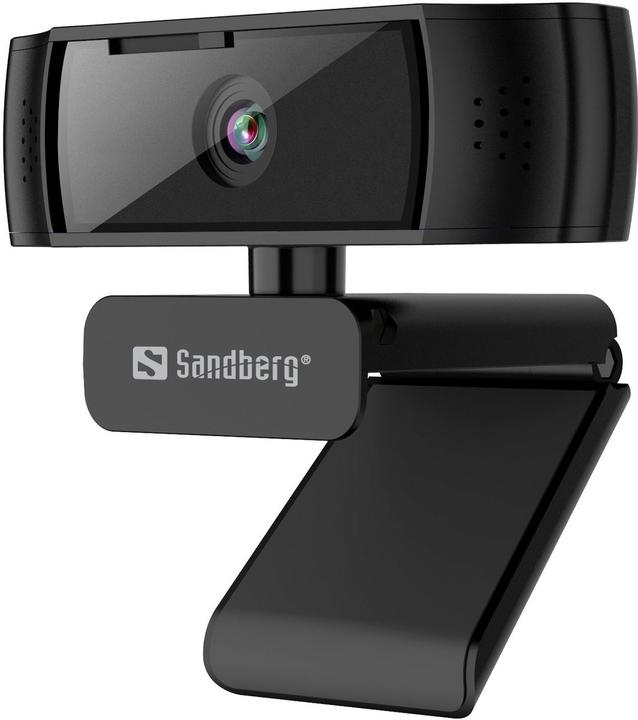 Actual product image Sandberg USB Autofocus DualMic Webcam 2.07 MP 1920 x 1080 Pixel USB 2.0 Black (2.10 Mpx)