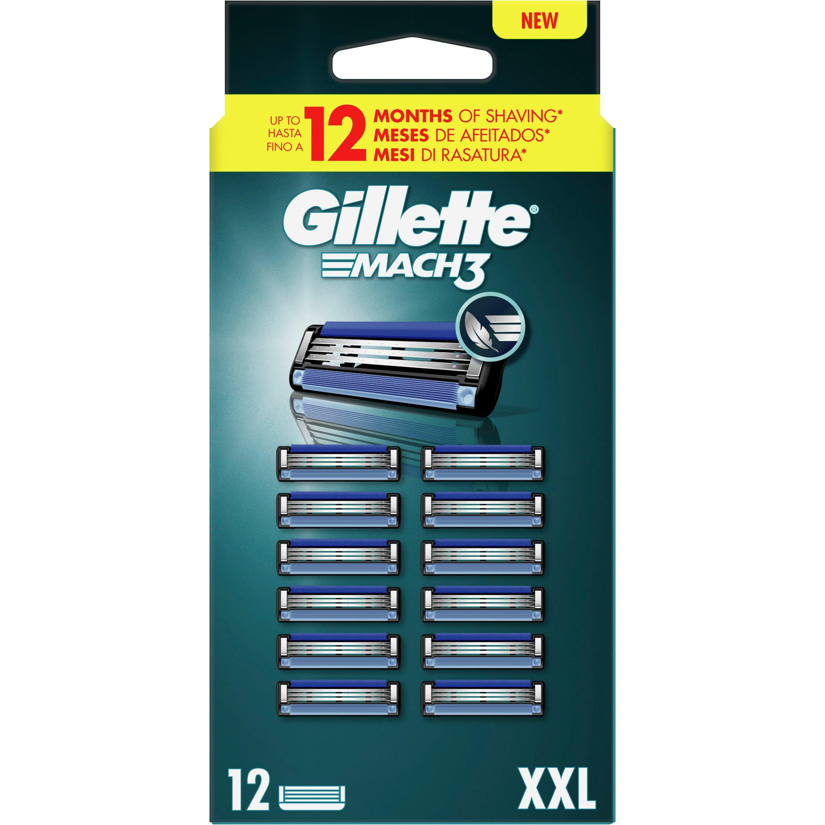 Gillette, Rasierklingen, Mach3 (12 x)