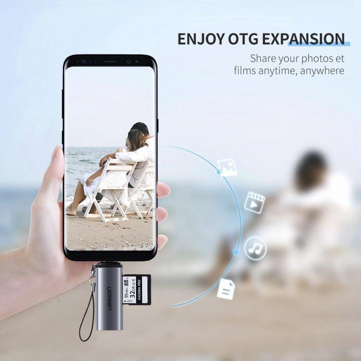 Image du produit Ugreen Lecteur de cartes 2en1 (USB-C)