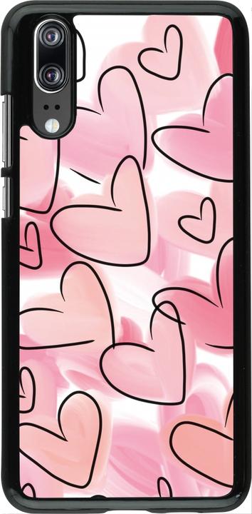 Image du produit PhoneLook Coque Easter 2023 pink hearts (Huawei P20)