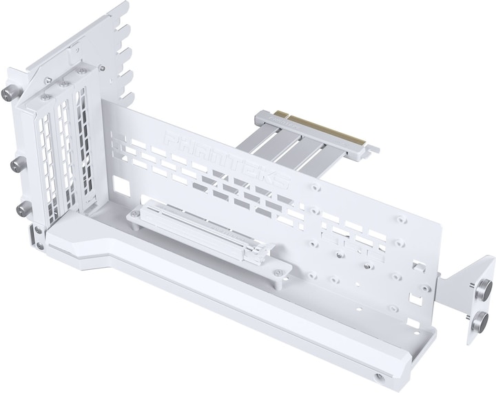 Productafbeelding Phanteks Premium verticale GPU-beugel + PCIe 4.0 x 16 Riser-kabel, DRGB - 220 mm, wit