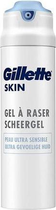Gillette SKIN Shaving Gel 200ml Soothes and Refreshes Your Face for Ultra Sensitive Skin (200 ml, Rasiergel)