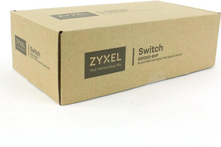 Produktbild Zyxel GS1200-8HP: 8Port-PoE+-Switch, V2 (8 Ports)
