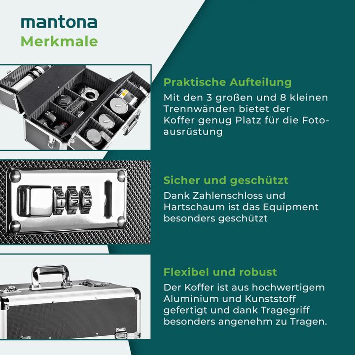 Produktbild mantona Foto Equipment Koffer (Fotokoffer, 4 l)