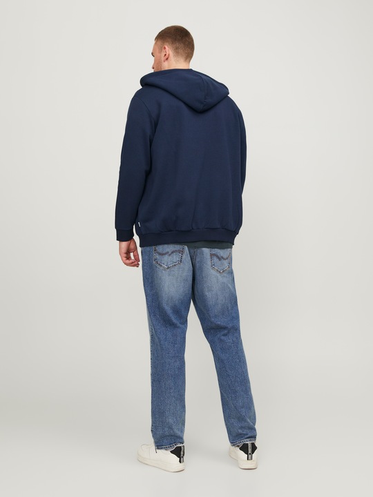 Immagine prodotto Jack & Jones Felpa con cappuccio Plus Size Unicoloured con zip Felpa con cappuccio con zip (XXL)
