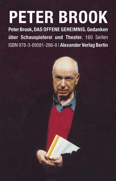 Produktbild Das offene Geheimnis (Deutsch, Peter Brook, 2012)