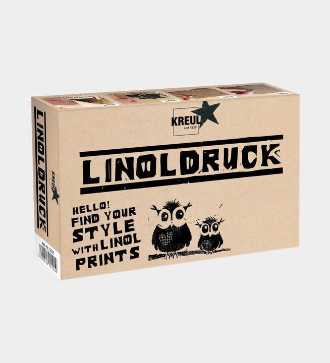 Produktbild Kreul Linoldruck-Set (Schwarz, 160 ml)