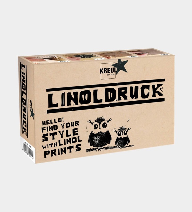Immagine prodotto Kreul Set di stampa in linoleum (Nero, 160 ml)