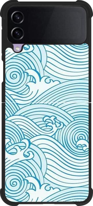 Image du produit PhoneLook Coque Silicone rigide noir Ocean Waves (Samsung Galaxy Z Flip4)