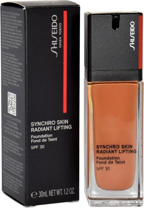 Actual product image Shiseido SYNCHRO SKIN RADIANT LIFTING FOUNDATION 450 30ml (Copper)