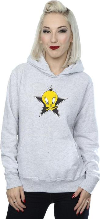 Actual product image Looney Tunes Womens/Ladies Tweety Pie Star Hoodie (S)