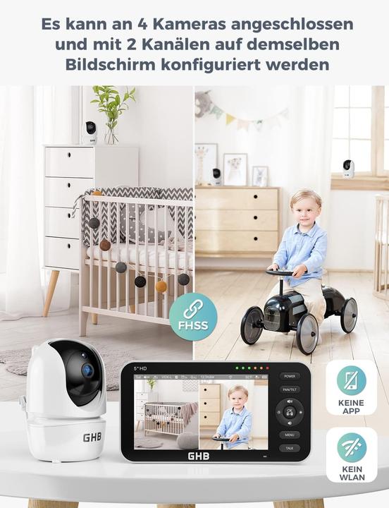 Actual product image GHB Baby monitor (Video & Audio)
