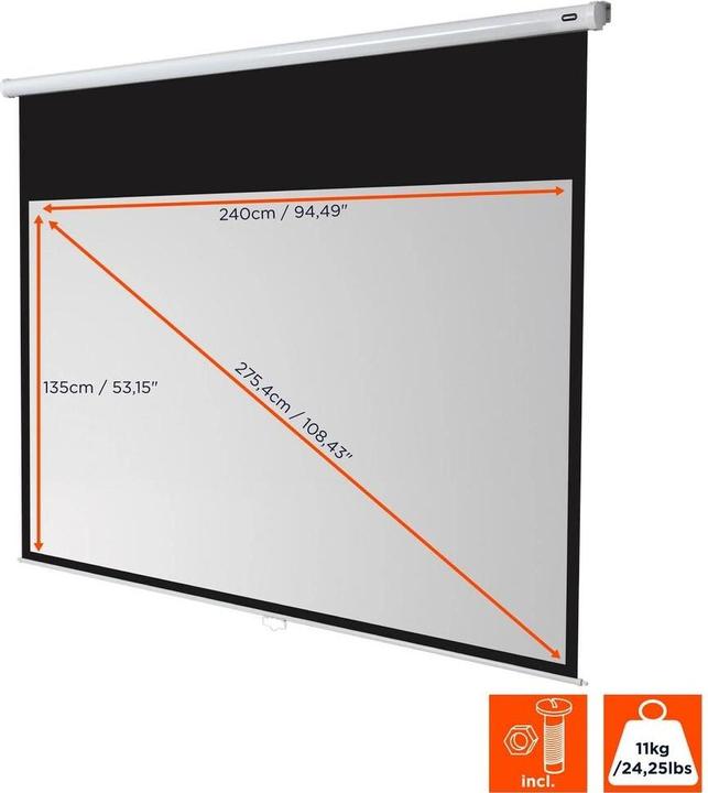 Produktbild Celexon Rollo Economy, Leinwand, 16:9 (108.27", 16:9)