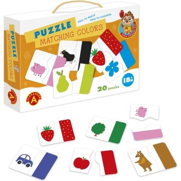 Alexander Baby Puslespil - Matchende farver (fra 18 mdr)