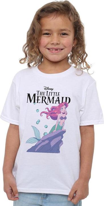 Actual product image Disney Princess Childrens/Kids Ariel Anime T-Shirt