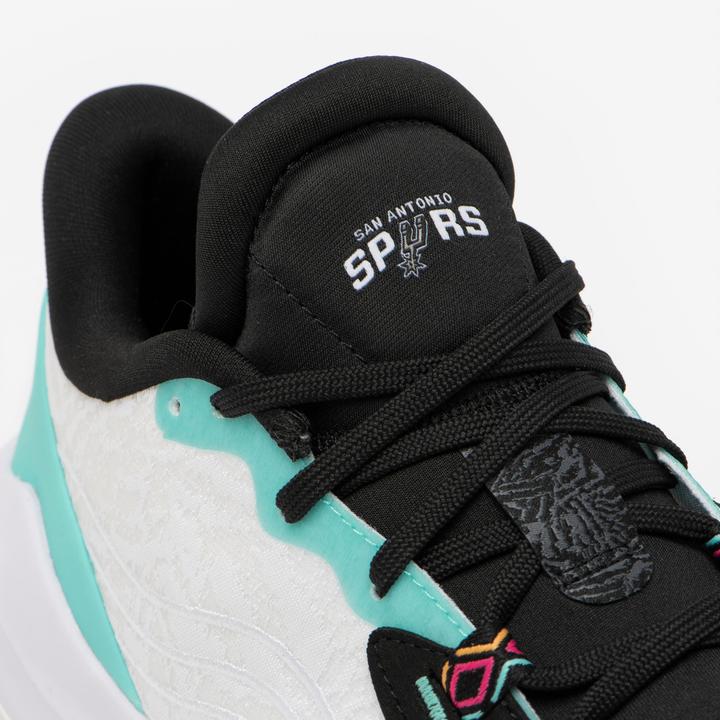 Actual product image Tarmak Men's/Women's Basketball Shoes NBA Spurs Fast 900 Low-1 - White (46)