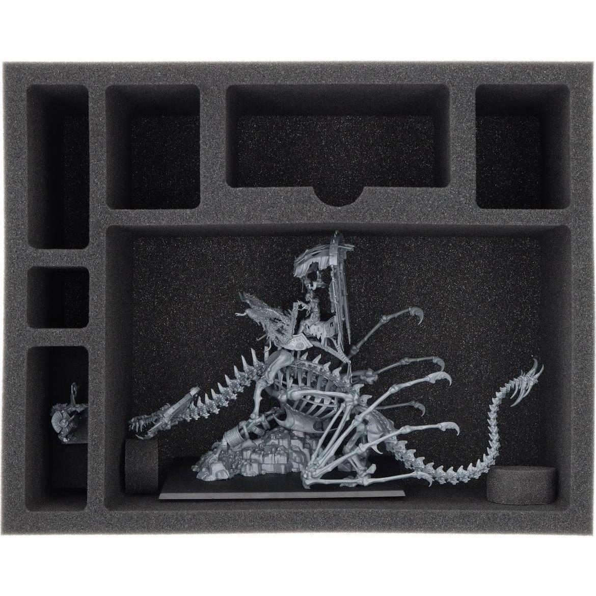 Feldherr Schaumstoffeinlage für Gruftkönig Priester des Todes auf Nekrolith-Kno (Schaumstoff) (FS31Set)