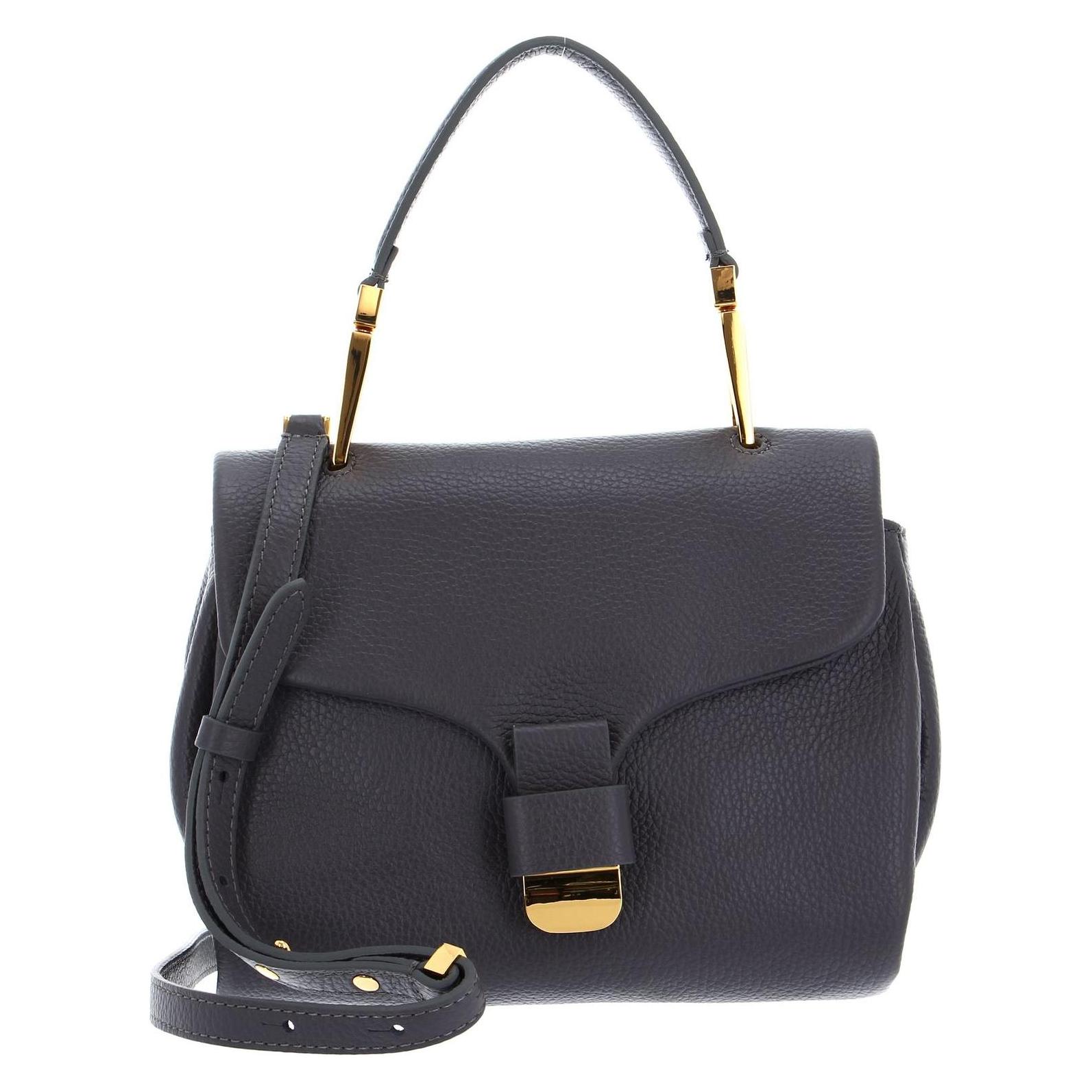 Coccinelle, Damen, Handtasche, Neofirenze Soft Handbag Grained Leather, Grau