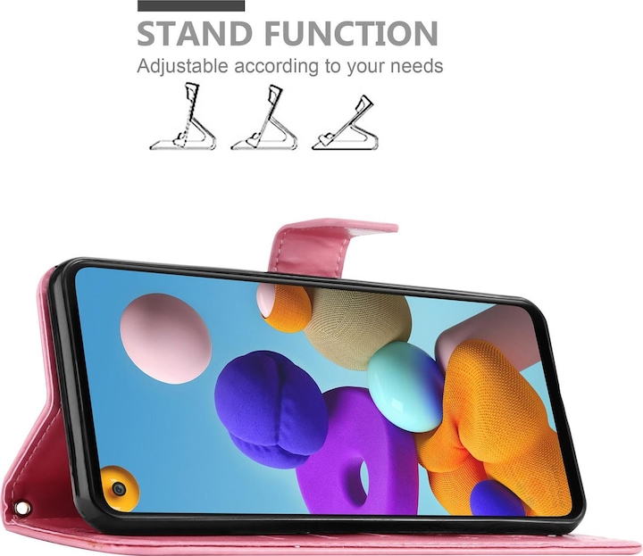 Produktbild Cadorabo Flower Book Cover (Samsung Galaxy A21s)